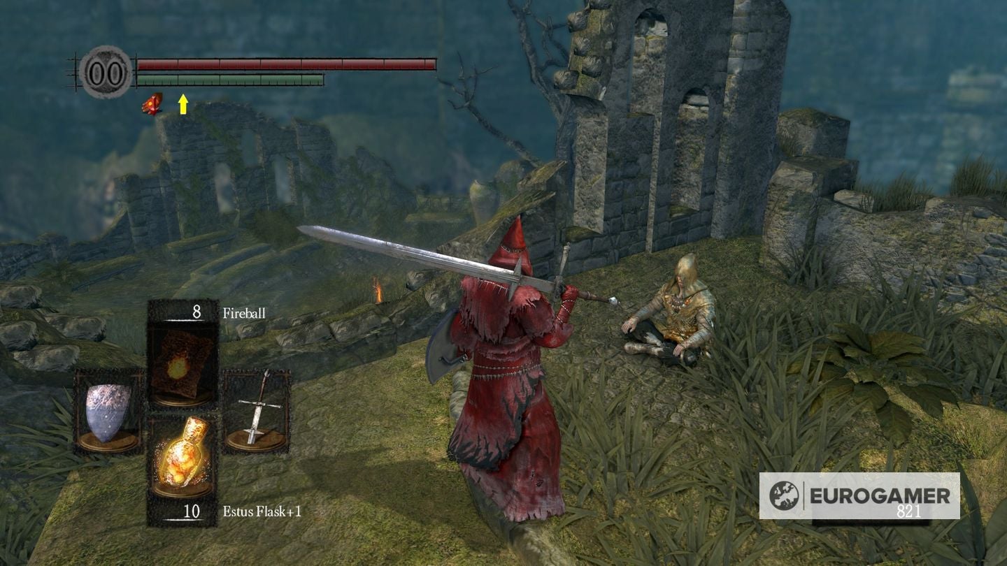 Dark Souls best starting gift and best class explained Why Pyromancer